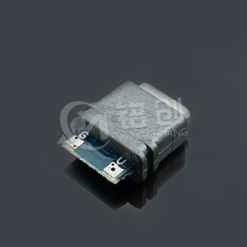 防水TYPE C母座14PIN 焊线式 2个焊盘 L=14.6